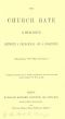 [Gutenberg 62004] • The Church Rate: A Dialogue Between a Churchman and a Dissenter